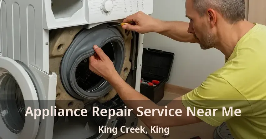 Appliance Repair Service Near Me King Creek, King - ON